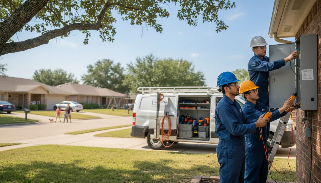 Certified electrician providing emergency electrical services in Ideal, SD